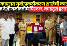 मलकापुरात रेकॉर्डवरील गुन्हेगारासह 1 देशी बनावटीचे पिस्टल अन् जीवंत काडतूस हस्तगत; कराड शहर गुन्हे प्रकटीकरण शाखेची कारवाई